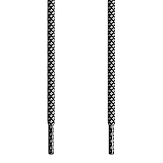 Adidas Yeezy - Snørebånd sort og hvid